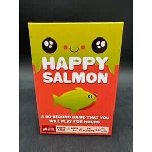 Happy Salmon Party Game 3-8 Players Ages 6+ Complete